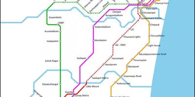 МРЦ Ченнаї карті